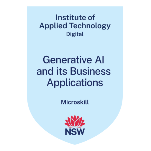 Institute of Applied Technology Generative AI and its Business Applications Logo