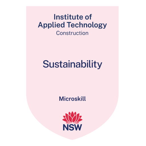 Institute of Applied Technology Construction Sustainability in Construction Logo